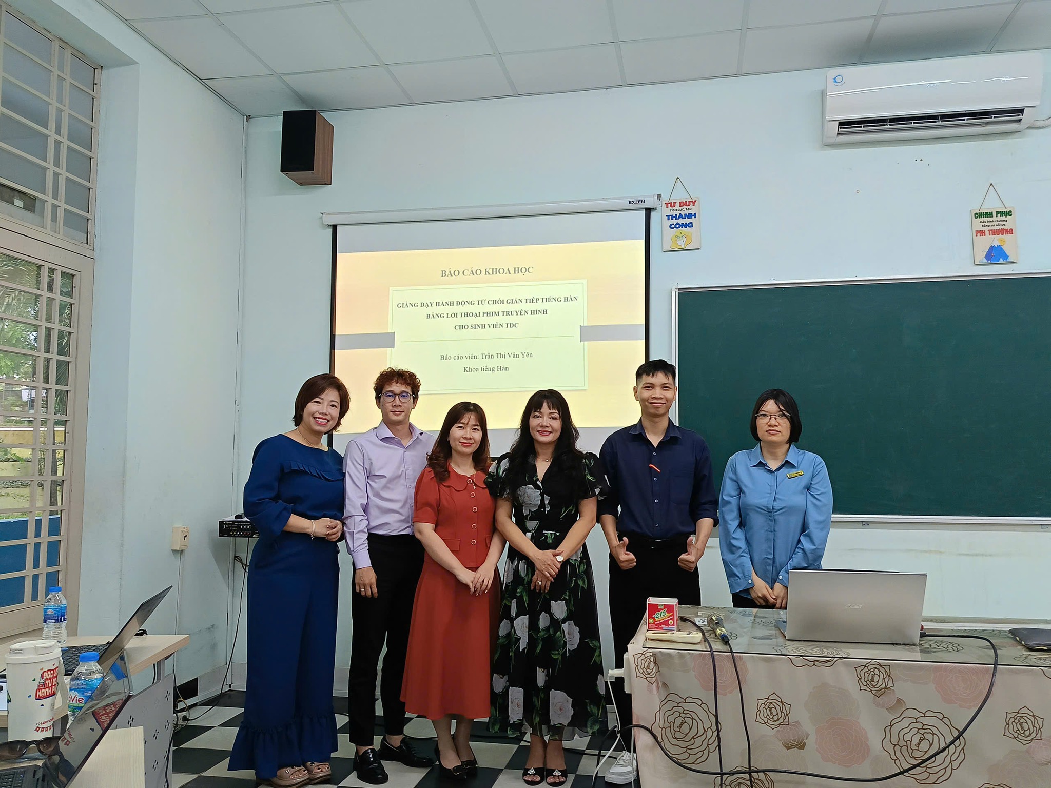 GIẢNG VIÊN NGÀNH TIẾNG HÀN THAM GIA NCKH CẤP CƠ SỞ